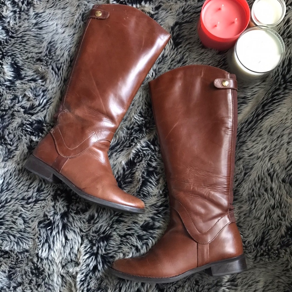 Steve Madden Sady Boots in Cognac - Picture 1 of 6